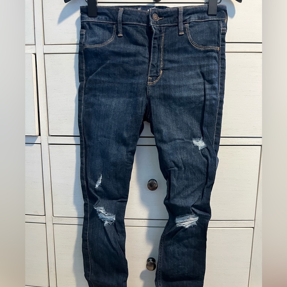 Hollister lightly ripped jeans
